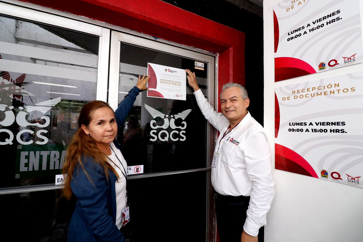 El <a href="/sqcsradioytv/">SQCS Radio y Televisión</a> recibió el distintivo de Excelencia en el Servicio Público, luego de cumplir con todos los parámetros establecidos en los lineamientos del programa implementado por @ContraloriaQR, al ofrecer a la ciudadanía una atención inclusiva, transparente,.. (1/3)