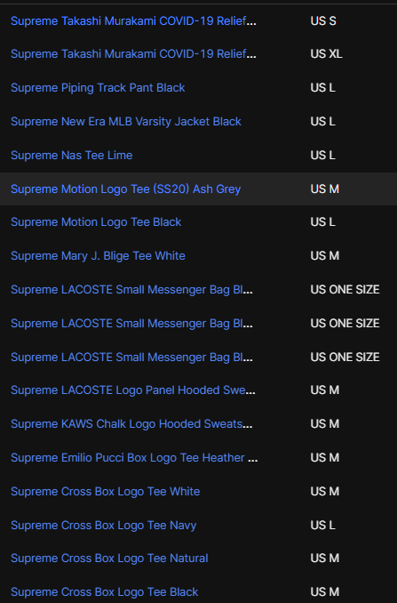 <a href="/RetailTuesday/">RetailTuesday</a> Supreme Bogos ( Tees, L/S Tee, Hoodies + More )
#RetailTuesday