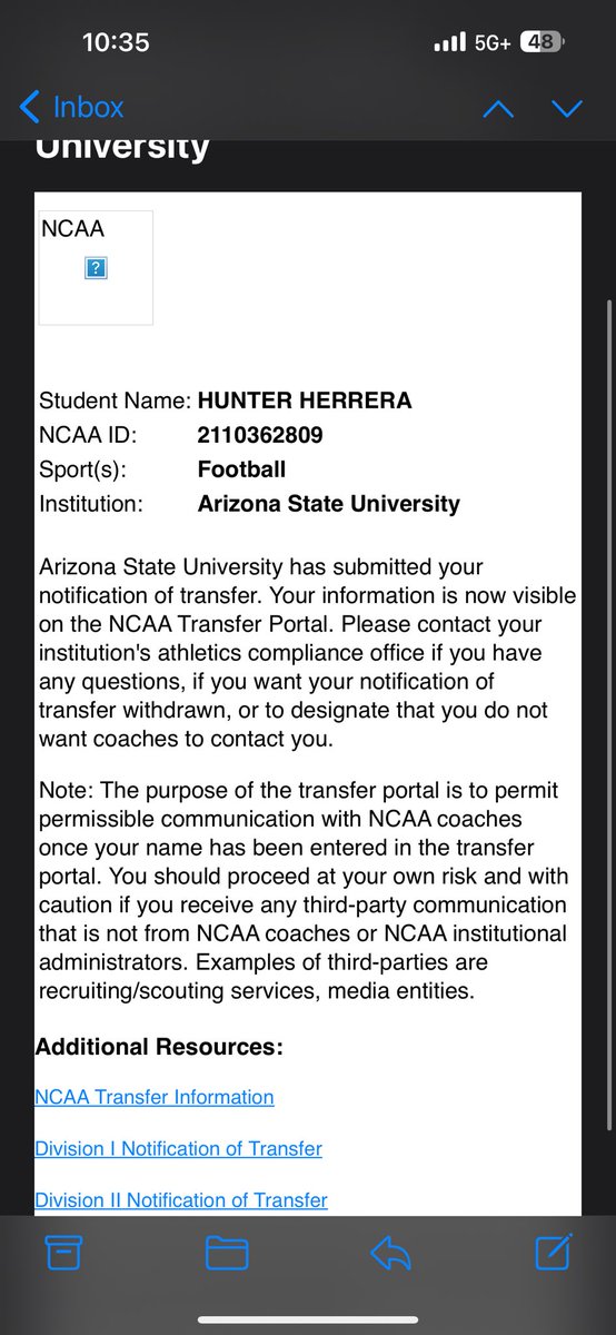 Officially in the portal!