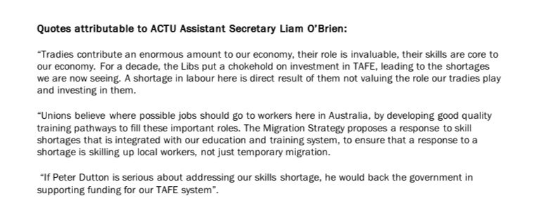 Media release: Libs chokehold on TAFE funding key driver in lack of tradies