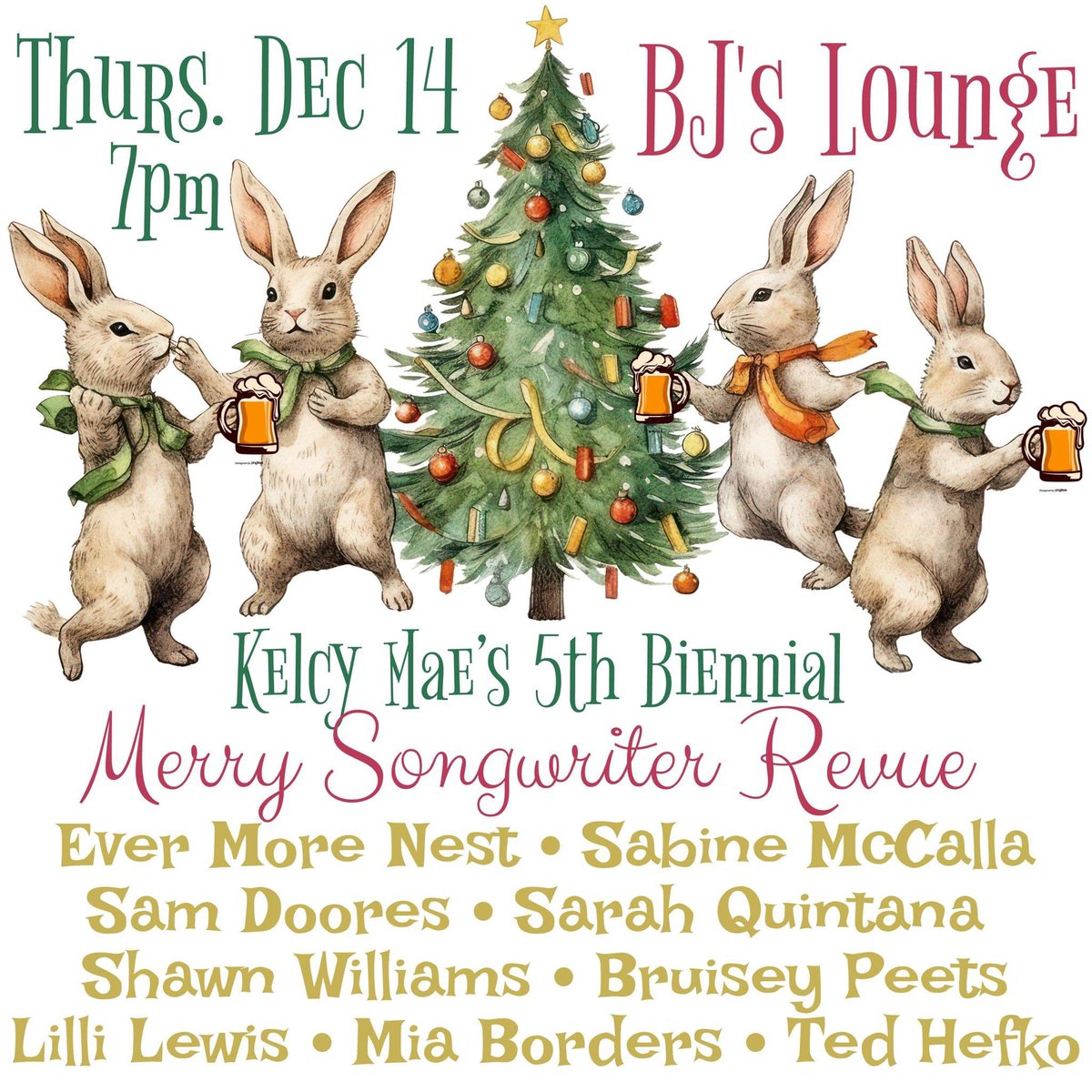 ShawnMeow's tweet photo. Thurs., New Orleans! See y’at BJ’s Lounge in the Bywater! Just wrote a HOliday song &amp; am playing 2 other holiday songs for @KelcyMae’s Merry Songwriter Revue, 7 p.m. ‘til! #NewOrleans #NOLA #Bywater https://t.co/NETwsjUh2L
