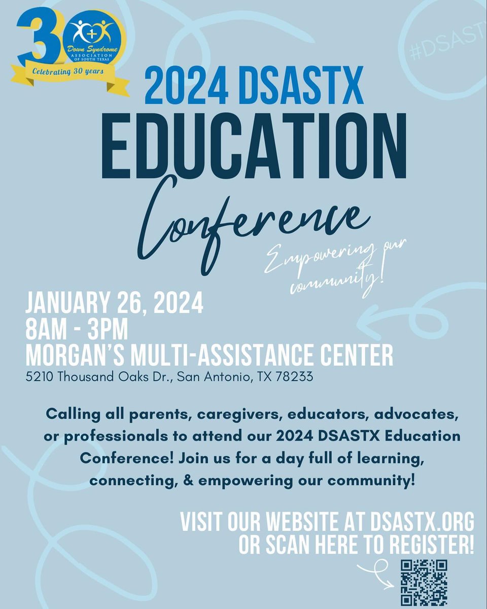 REGISTER TODAY or before this FRIDAY (12/15) to be entered in our raffle! 🚨
Registration covers lunch and coffee before the conference.Come early to network with parents, our speakers, and check out out exhibitors!📚
REGISTER HERE! ➡️ bit.ly/2024DSASTXEduC… or link in bio!