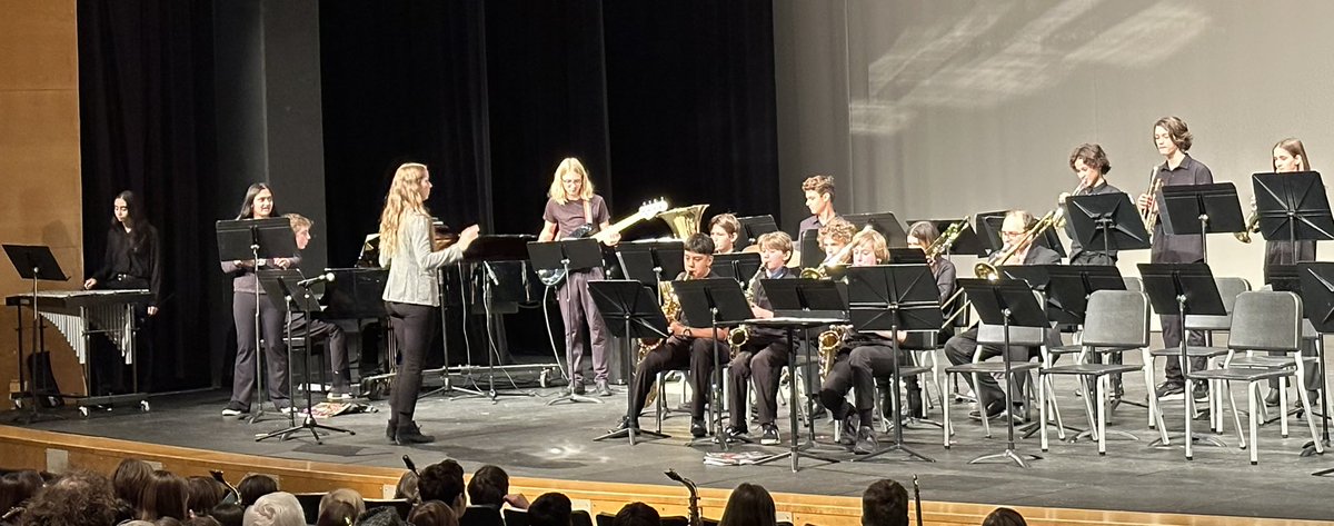 Jazz Band Winter Concert this evening! #Thrive