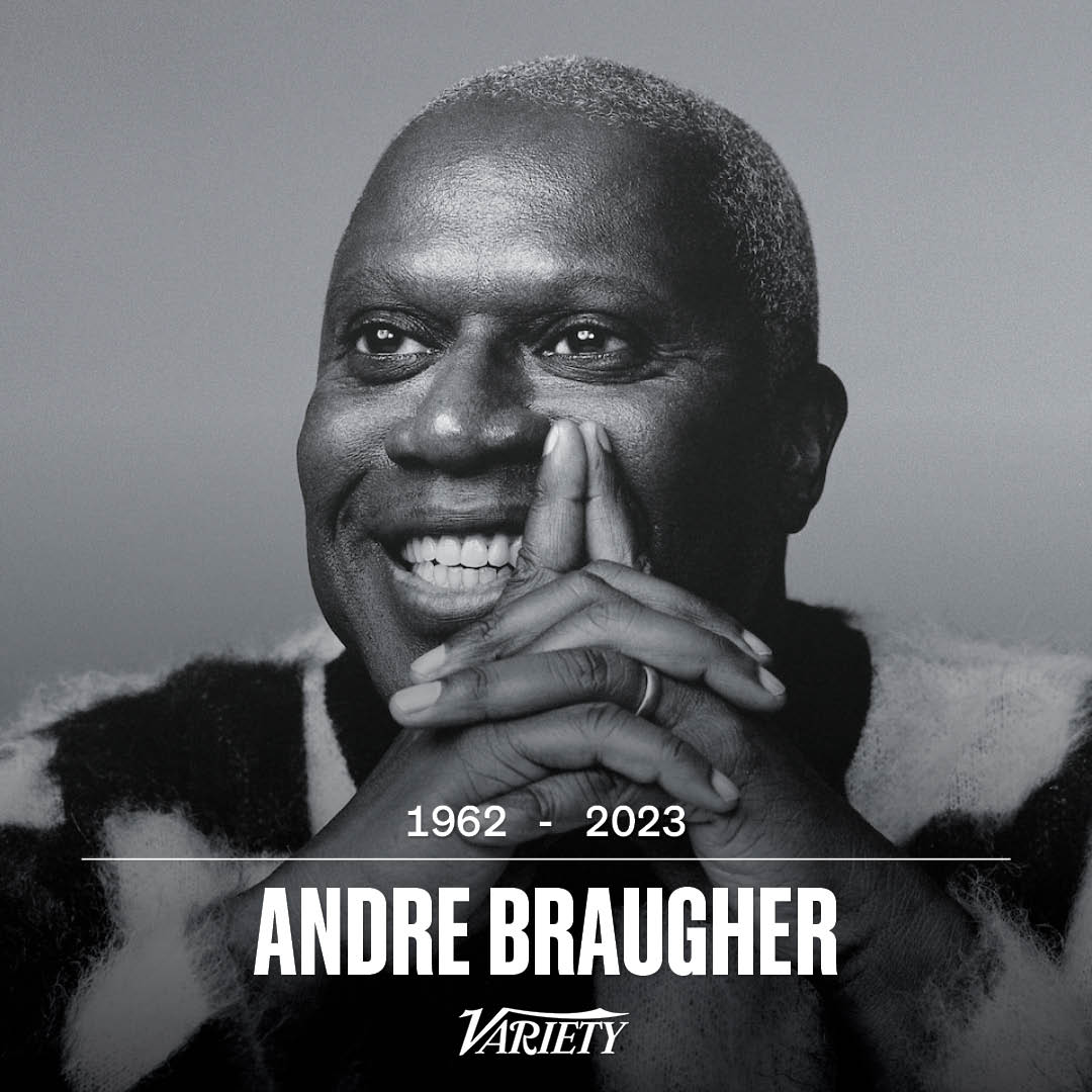 Andre Braugher, who starred in such television series as “Brooklyn Nine-Nine” and “Homicide: Life on the Street,” has died. He was 61. variety.com/2023/tv/news/a…