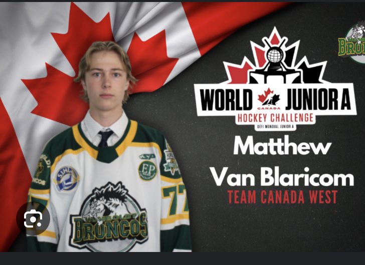 On behalf of the <a href="/MarlinsSouthey/">Southey Marlins</a> and Southey minor hockey, we would like to wish Matthew good luck as he was selected as one of the forwards to represent Team Canada west in the world tournament in Nova Scotia. Very bright hockey career ahead for this Southey kid!