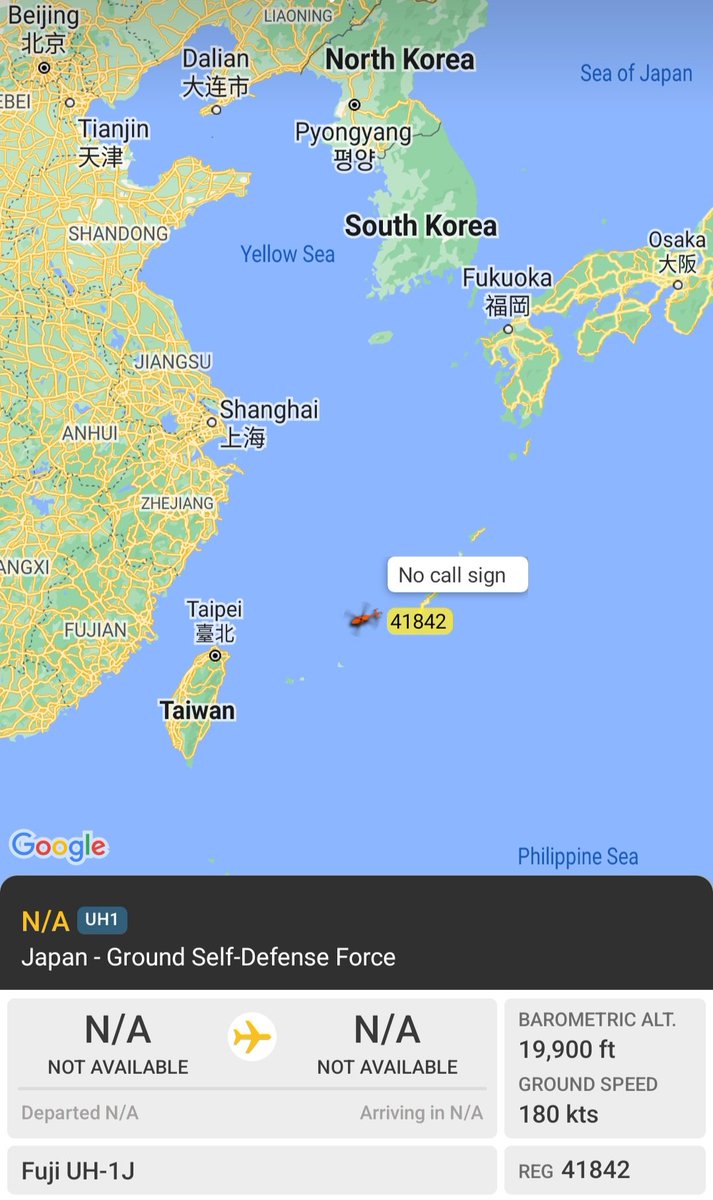 Oceanworldfree's tweet image. 🇯🇵JGSDF #陸自 41842 #840000 toward its Air-Sea missile bases in southern 
#Ryukyu Islands

Fuji-UH-1J