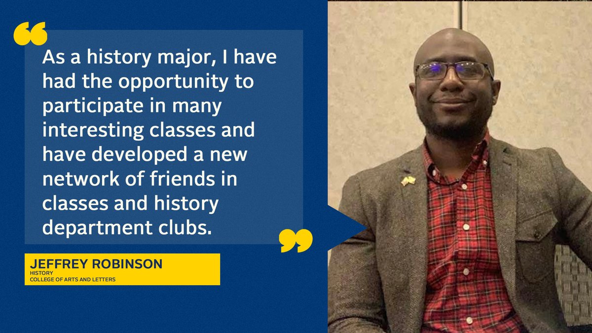 After serving a decade in the U.S. Marine Corps, Jeffrey Robinson put his G.I. Bill benefits to work and pursued a degree in history. As a Rocket, Jeffrey was named to the President’s List and was inducted into Phi Alpha Theta. ➡️ myut.link/0cd7a1