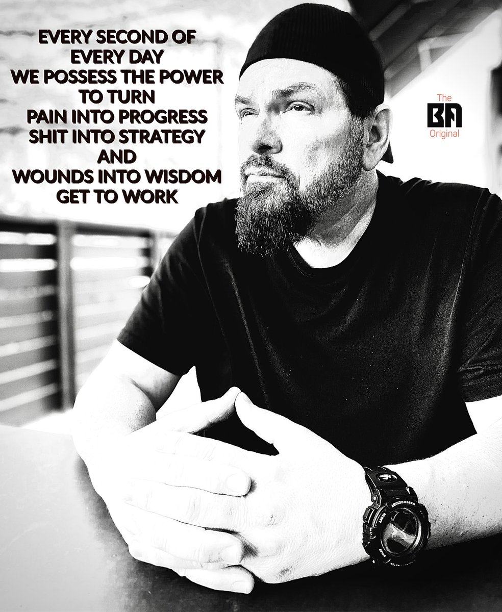 SHIFTING PERSPECTIVE IS SIMPLE, BUT IT SURE AS HELL AIN’T EASY!  NEVER HESITATE TO REACH OUT TO THOSE WHO HAVE YOUR BACK!
#BadassOriginal #BadassNation #PainToProgress #ShitToStrategy #WoundsToWisdom #AskForHelp #ZeroShame #GetToWork