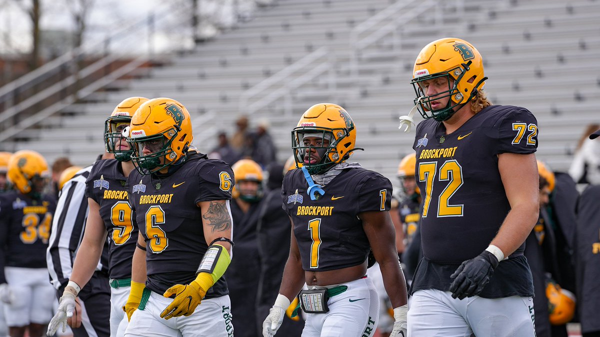 Awesome having @coacharita31 from @BPort_Football on campus today to speak to our guys!