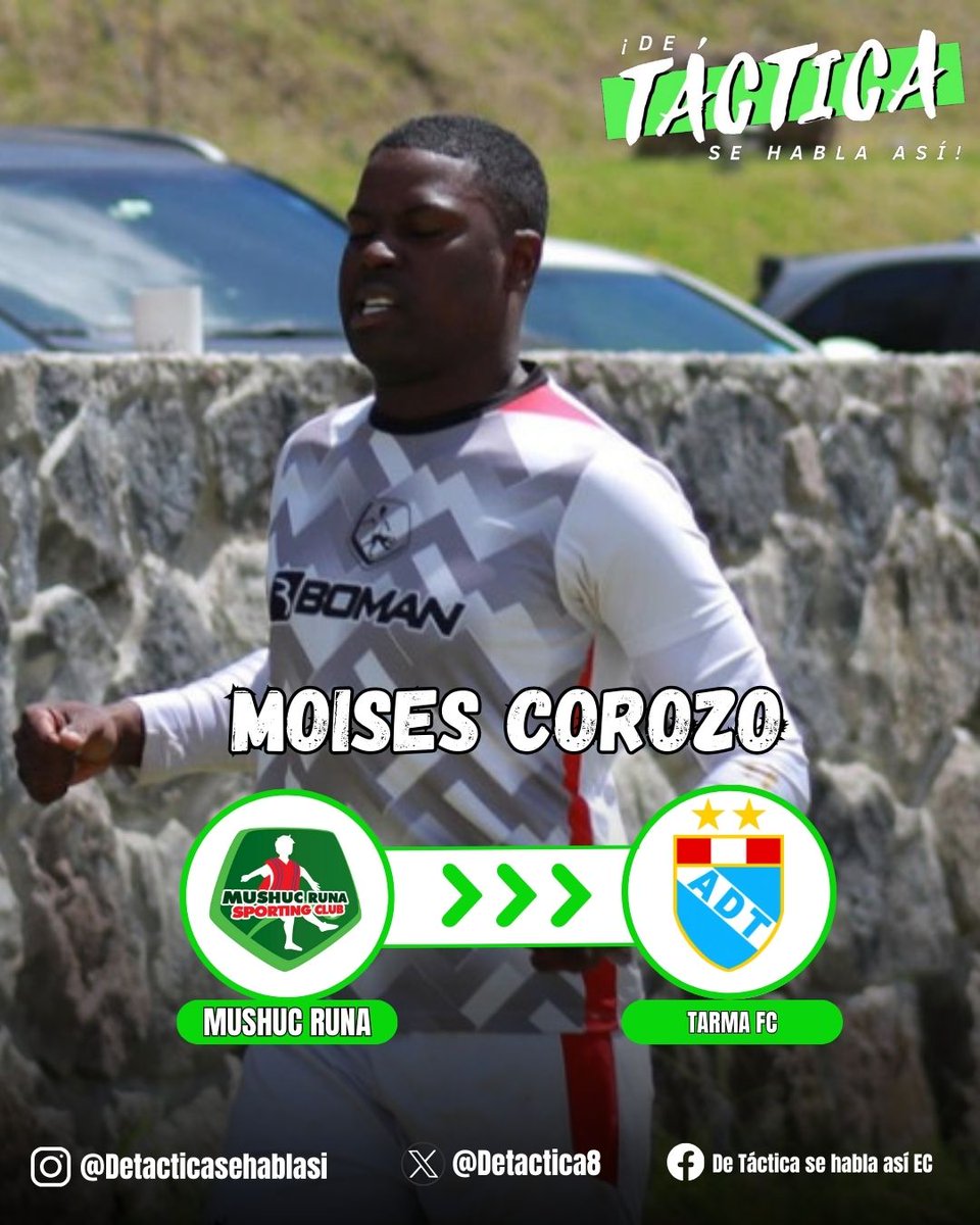 ECUATORIANOS EN EL EXTERIOR | El zaguero central Moises Corozo jugará en el fútbol peruano la próxima temporada. El <a href="/ADT_deTarma/">Asociación Deportiva Tarma</a> será donde llegue el ex Mushuc Runa.
#Fichajes #TarmaFC