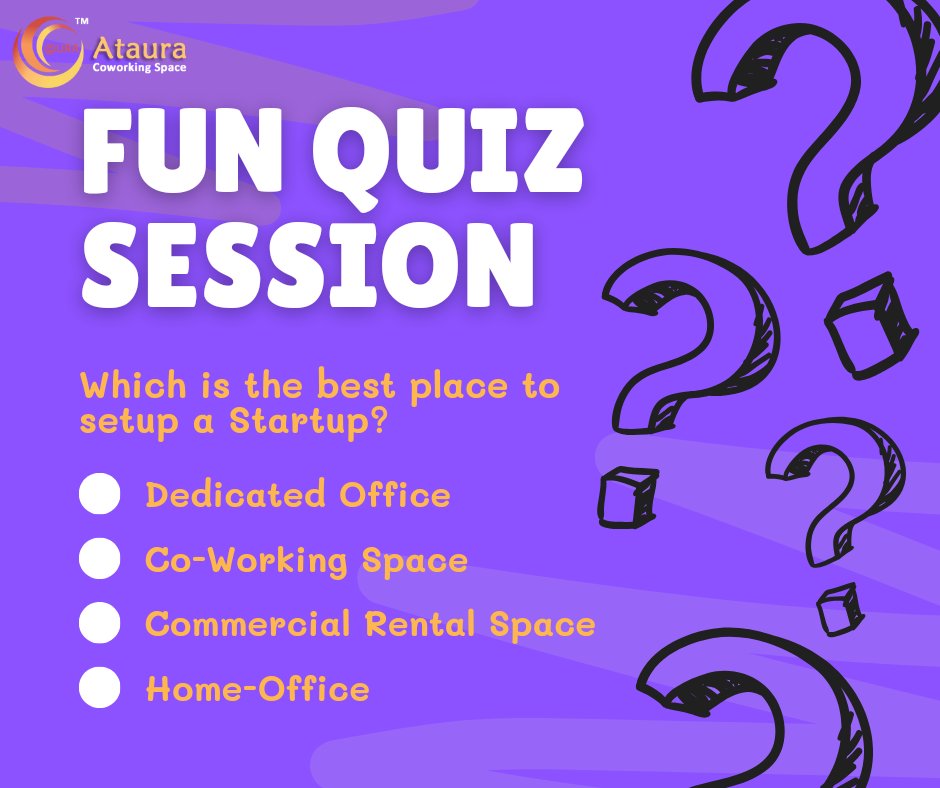 Which place do you think is the best place to start your business? 

We think it's 'co-working space'
Comment your answer below.  

#Koramangala #office #freelancer #coworkspace #smallbusiness #workspace #coworkingoffice #collaboration #sharedspace #startup #rental  #team #office