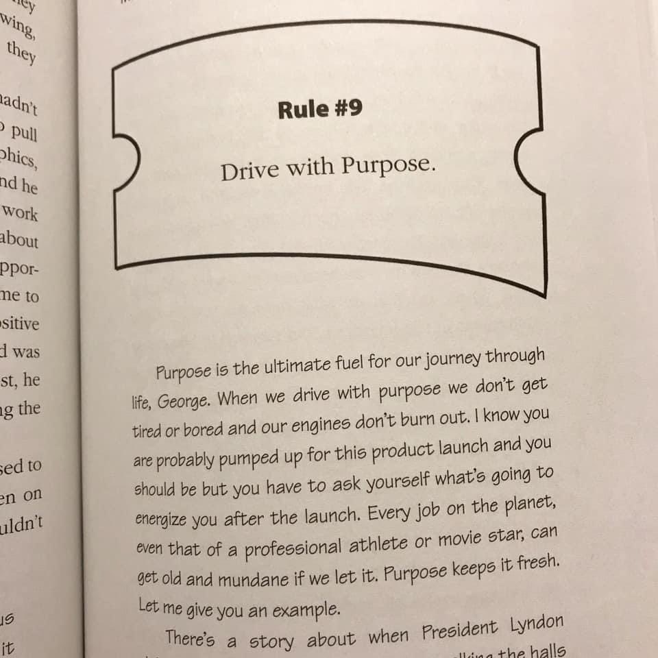 Remember your WHY. Drive with purpose.

📷 pg 131 from “The Energy Bus” 📖