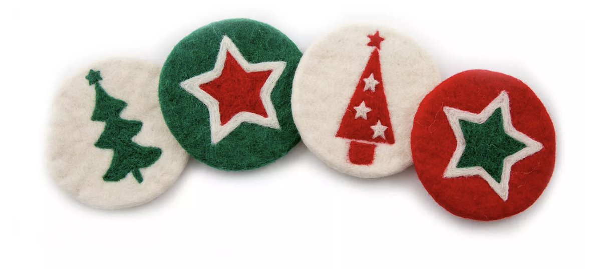 #Ad THIRSTYSTONE Felted Holiday Coasters, Set of 4
LIMITED-TIME SPECIAL
$15.99 from $40.00
howl.me/clciZygHkDS