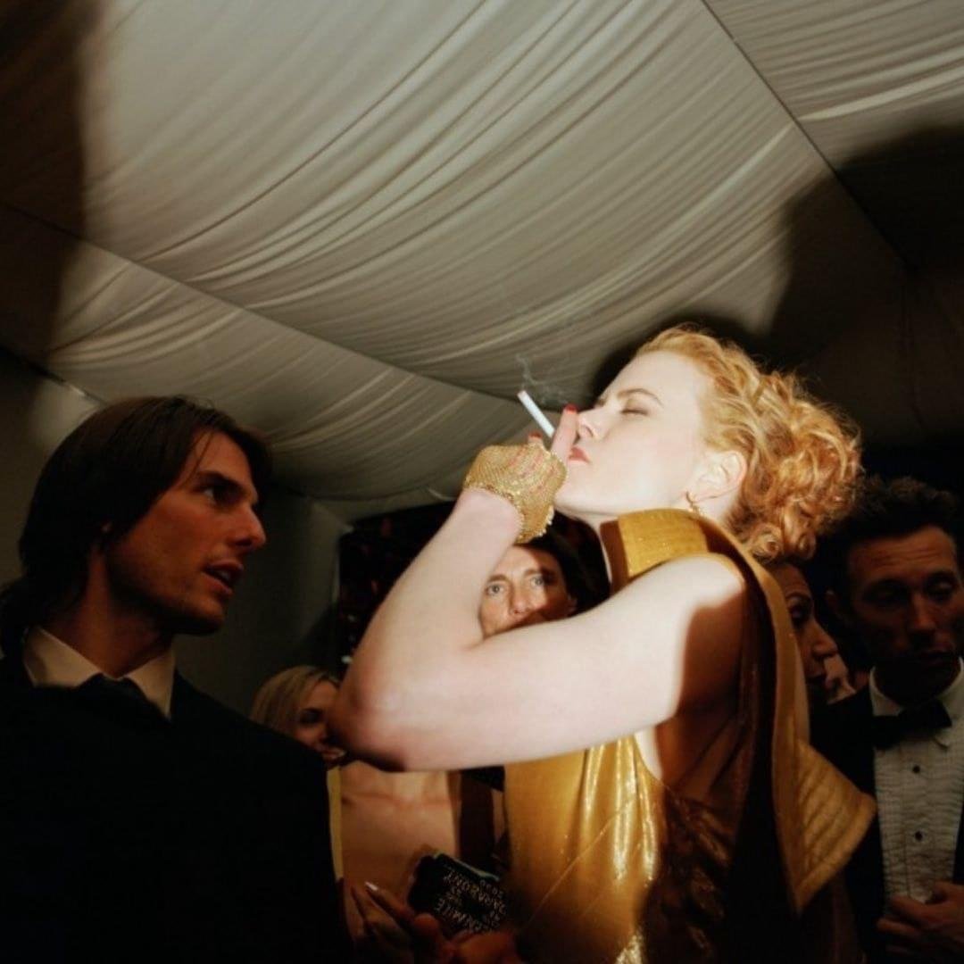 Nicole Kidman - Vanity Fair Oscar party, 1996, photographed by Jonathan Becker. #fashion #redcarpet #styleicon #TomCruise #vintage
