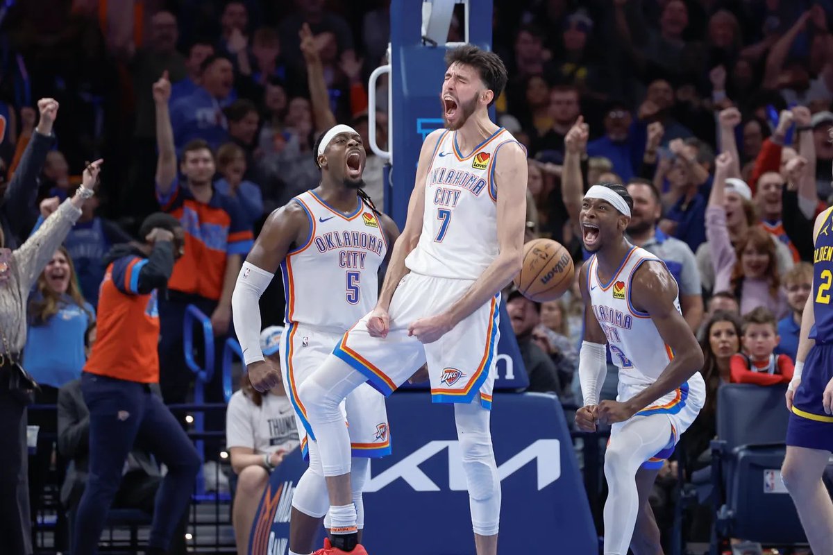 THE OKLAHOMA CITY THUNDER ARE HERE TO STAY! 

SO HAPPY FOR MY OKLAHOMAN FRIENDS! 

SO EXCITED TO WATCH THIS TEAM CONTINUE TO GROW! 

SO HYPE TO SEE THE NEW ARENA! 

ABSOLUTELY ECSTATIC ILL BE SAYING #ThunderUp UNTIL AT LEAST 2050! 

A HUGE WIN FOR OKLAHOMA AND SMALL MARKETS!