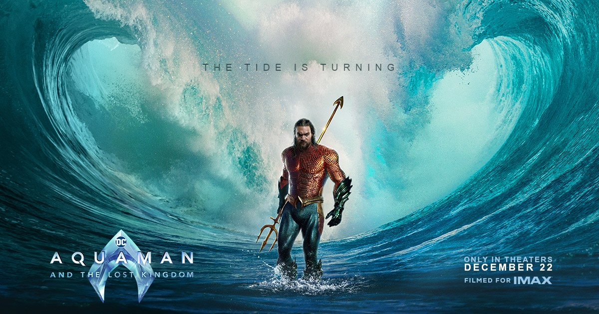 Aquaman and the Lost Kingdom is officially out today. Directed by James Wan and starring Jason Momoa, Patrick Wilson and Nicole Kidman. Go and support! 🎦#DCUniverse #JamesGunn #WeComeHereForMagic