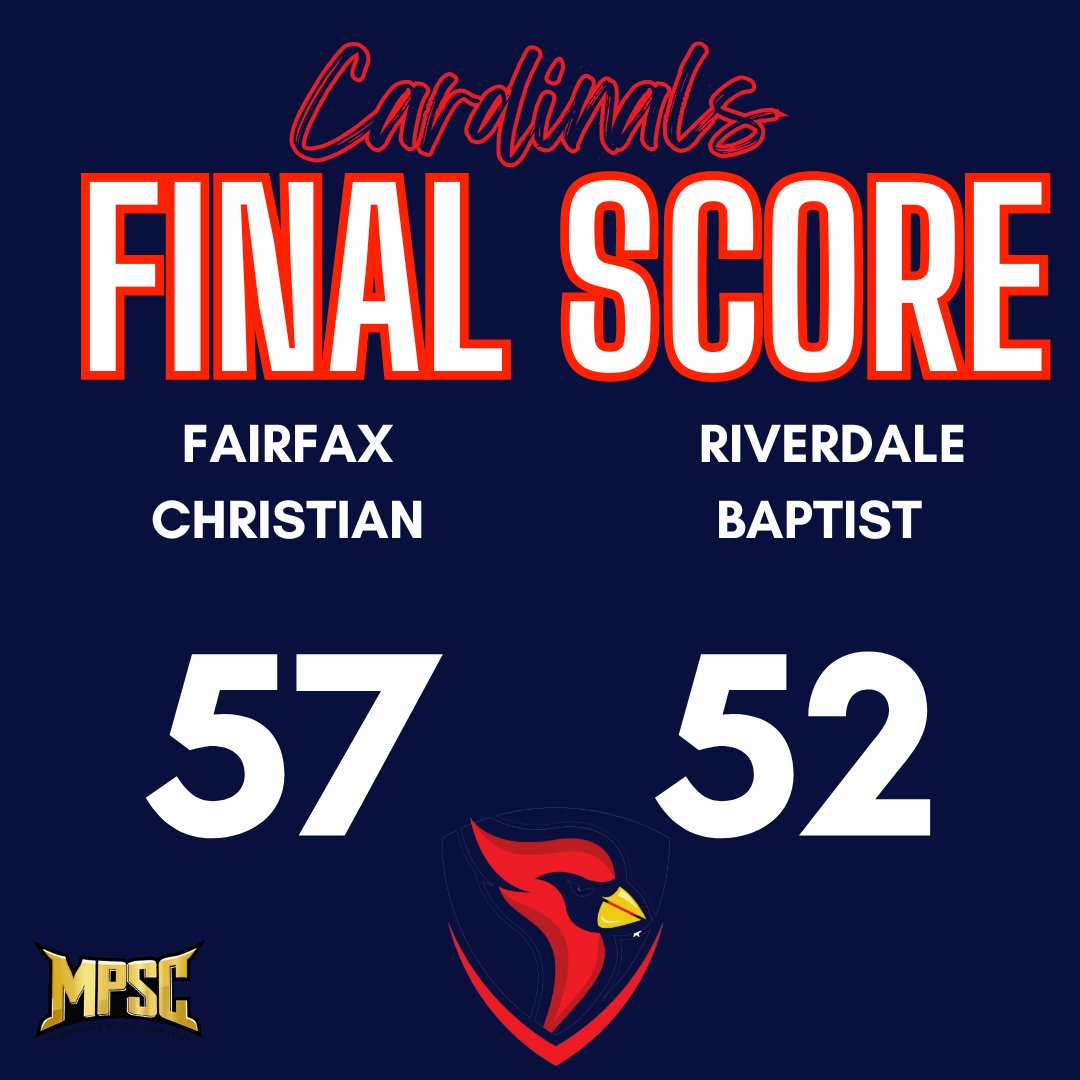 8-0 .... Cardinals with the OT win over @MPSCAthletics opponent Riverdale Baptist.  @FredJohnson05 hit the 3 to send the game to OT!  
 #fcshoops #dmvhoops 
@MarcusHelton @WashPostHS @novahoopsCom @TheHoopBuzz  @M_Errigo @AyalewAdam @ColbyGHoops @CapitolHoops