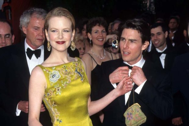 Happy New Year! Here's a flashback to the dress that changed red carpet fashion FOREVER - Nicole Kidman - Academy Awards, 1997, Christian Dior by John Galliano. #redcarpet #fashion #styleicon #vintage #TomCruise