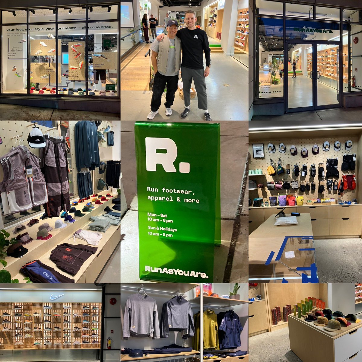 Opening day of the ‘newest’ running store on West 4th in Kitsilano, Run As You Are,appealing to ALL runners! There will be a treadmill area for gait analysis & a physio therapy area! Free group runs will be both Tuesdays & Thursdays! 
#RunAsYouAre #runningstore #kits #west4th