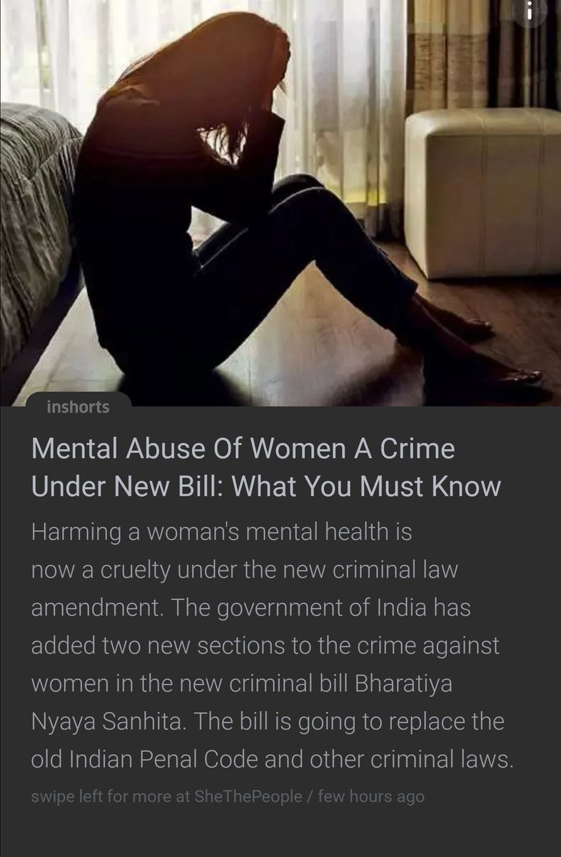 Meanwhile 1,22,000 men died by suicide in 2022 

There's no law in India recognizing mental cruelty on men by women/men
#mentalhealth #Mentalabuse