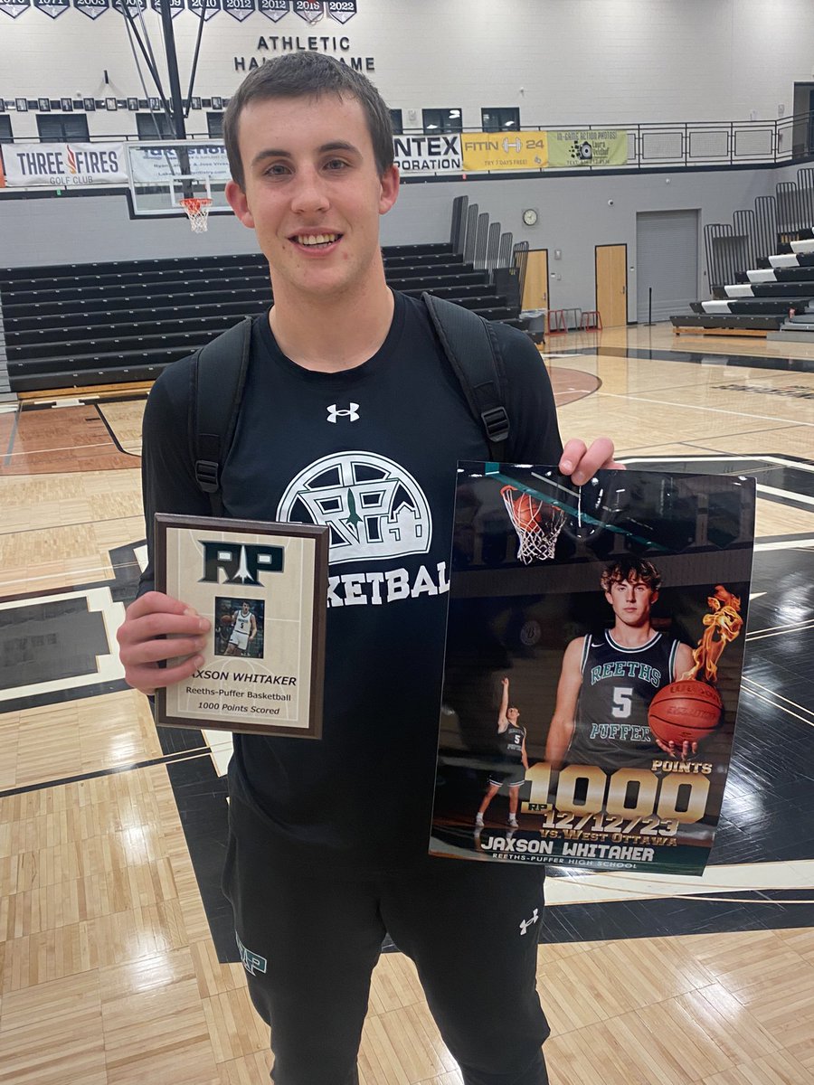 Reeths-Puffer Men's Basketball (@rprocketball) on Twitter photo Congratulations to <a href="/JaxsonWhitaker/">Jaxson Whitaker</a> for eclipsing 1,000 career points tonight! He’s put in an incredible amount of work to become R-P’s 6th 1,000 point scorer! Congratulations to <a href="/JaxsonWhitaker/">Jaxson Whitaker</a> for eclipsing 1,000 career points tonight! He’s put in an incredible amount of work to become R-P’s 6th 1,000 point scorer!