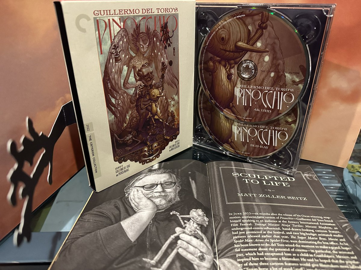 What A Day! What A Day! @RealGDT ‘s @pinocchiomovie out on @Criterion in glorious 4KHD .Get yours here: criterion.com/films/33828-gu… #GuillermodelToro #PinocchioMovie #CriterionCollection