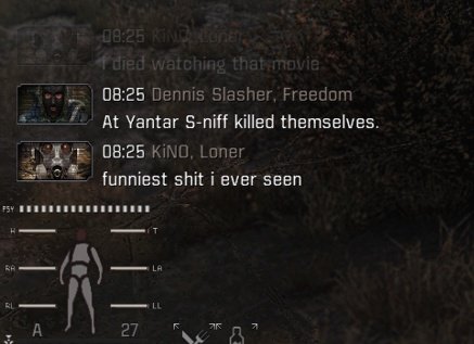 The online pda chat mod truely perfects the Stalker experience.