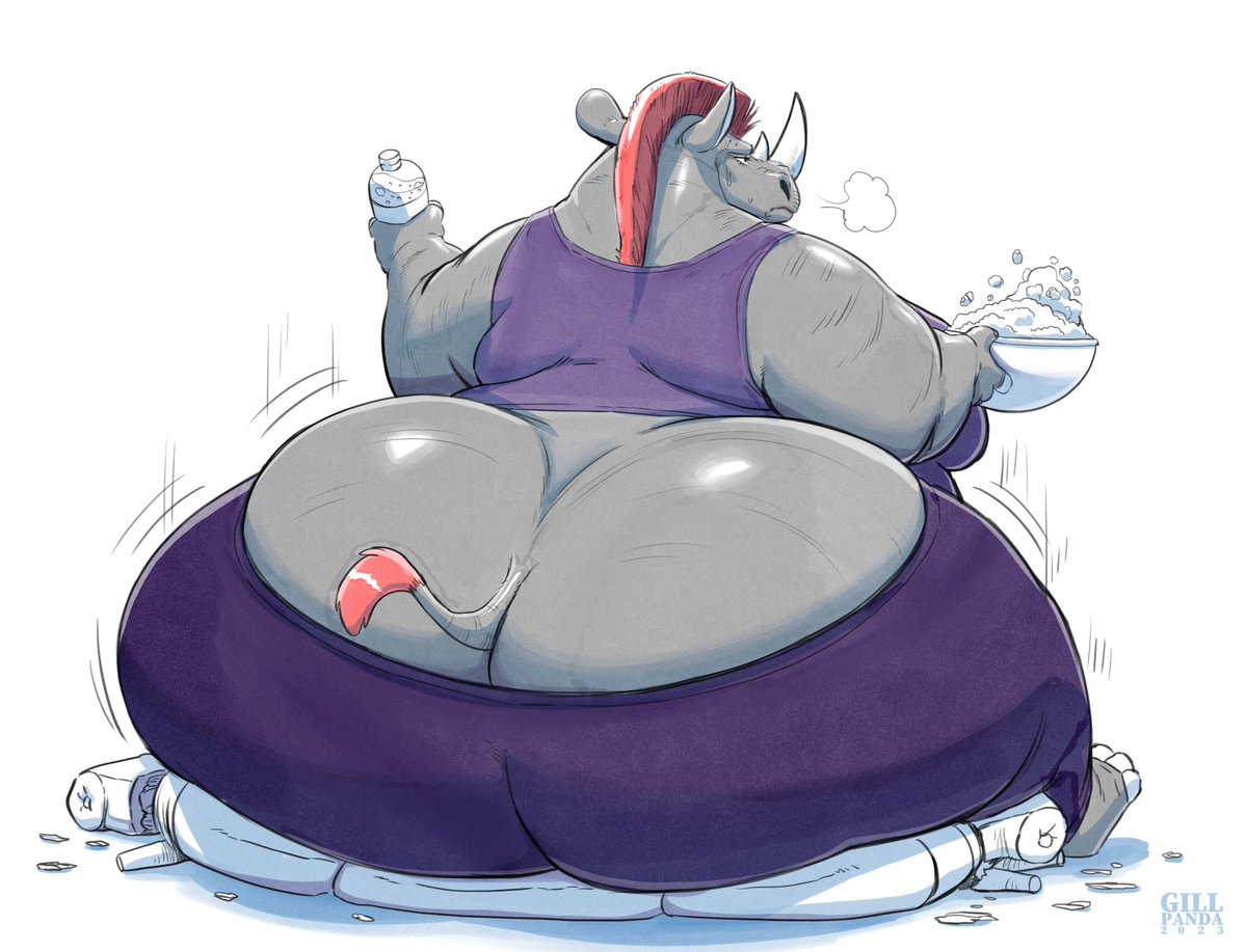 Another amazing commission by @Gillpanda ! Seems that Rose may have overestimated the weight limit on that couch... Hope nobody else planned on sitting there!