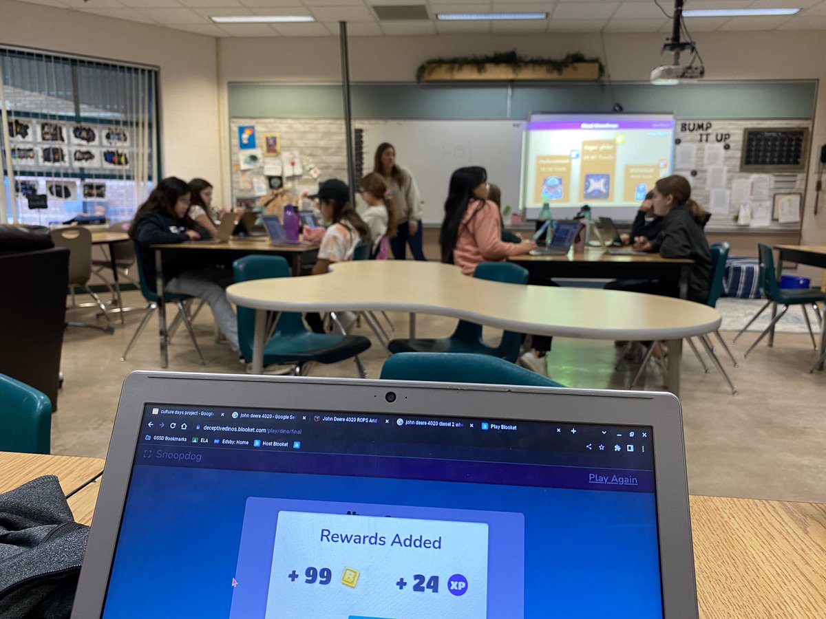 <a href="/GSSD204/">Good Spirit SD</a> staff members model reading and engage in discussions about student writing during a pop-in at <a href="/knollknights/">M.C. Knoll School</a>. I also experienced <a href="/PlayBlooket/">Blooket</a> for the first time, and the Knight students soundly trounced me. I call for a rematch in 2024.