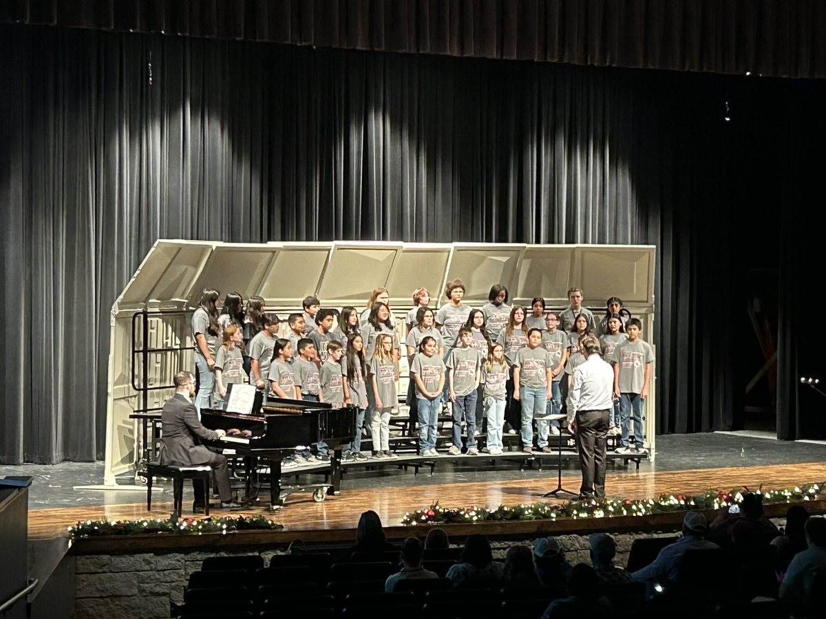 What a great performance put on by our LJH choir!! Congrats to our students, choir director, and accompanist! #LJHproud #ExpeditionExceLLence