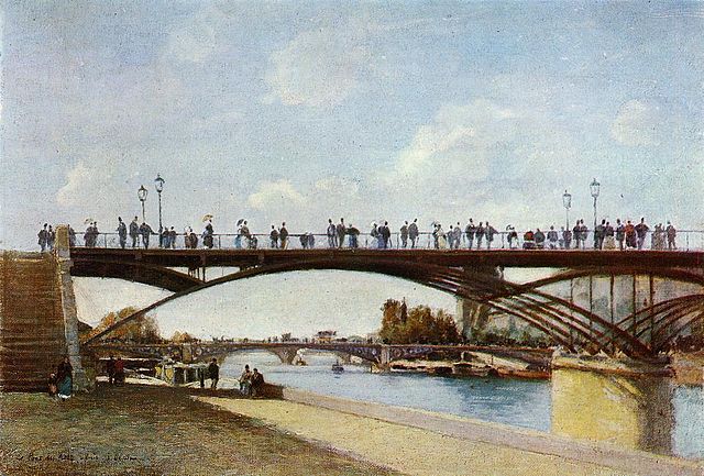 Le Pont des Arts, Paris
by Stanislas Lepine
in 1875  

#Paris #Parisjetaime #visitparisregion #ExploreFrance #France #pontdesarts #lovelockbridge #Seine #stanislaslepine