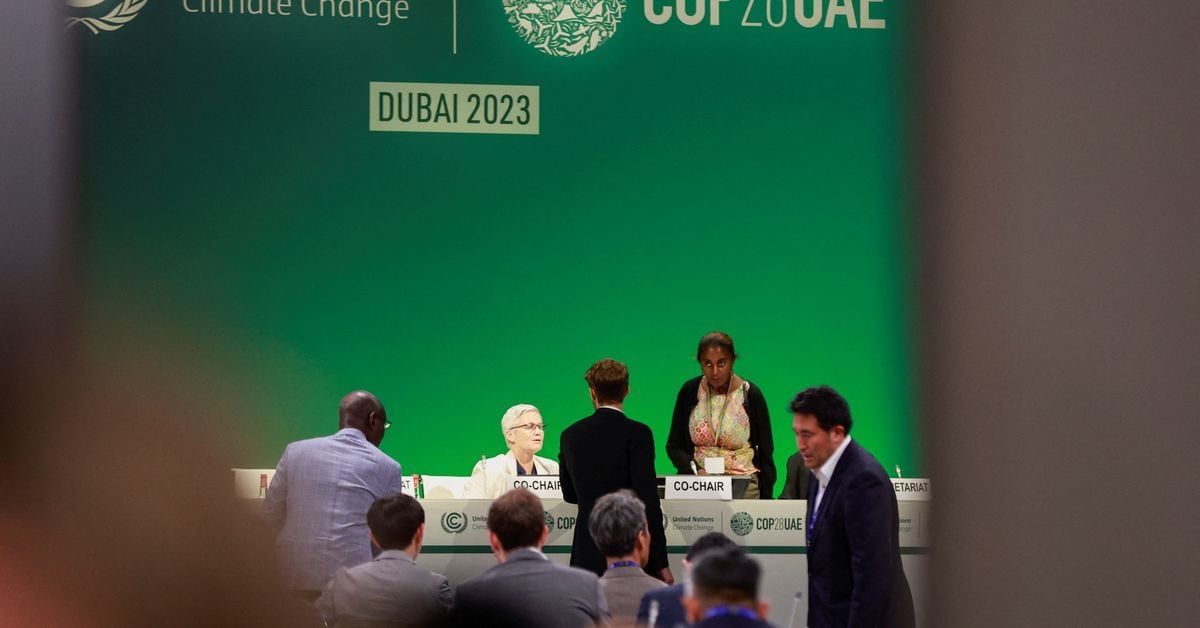 COP28 proposed deal references transition away from all fossil fuels reut.rs/3GGiBvS