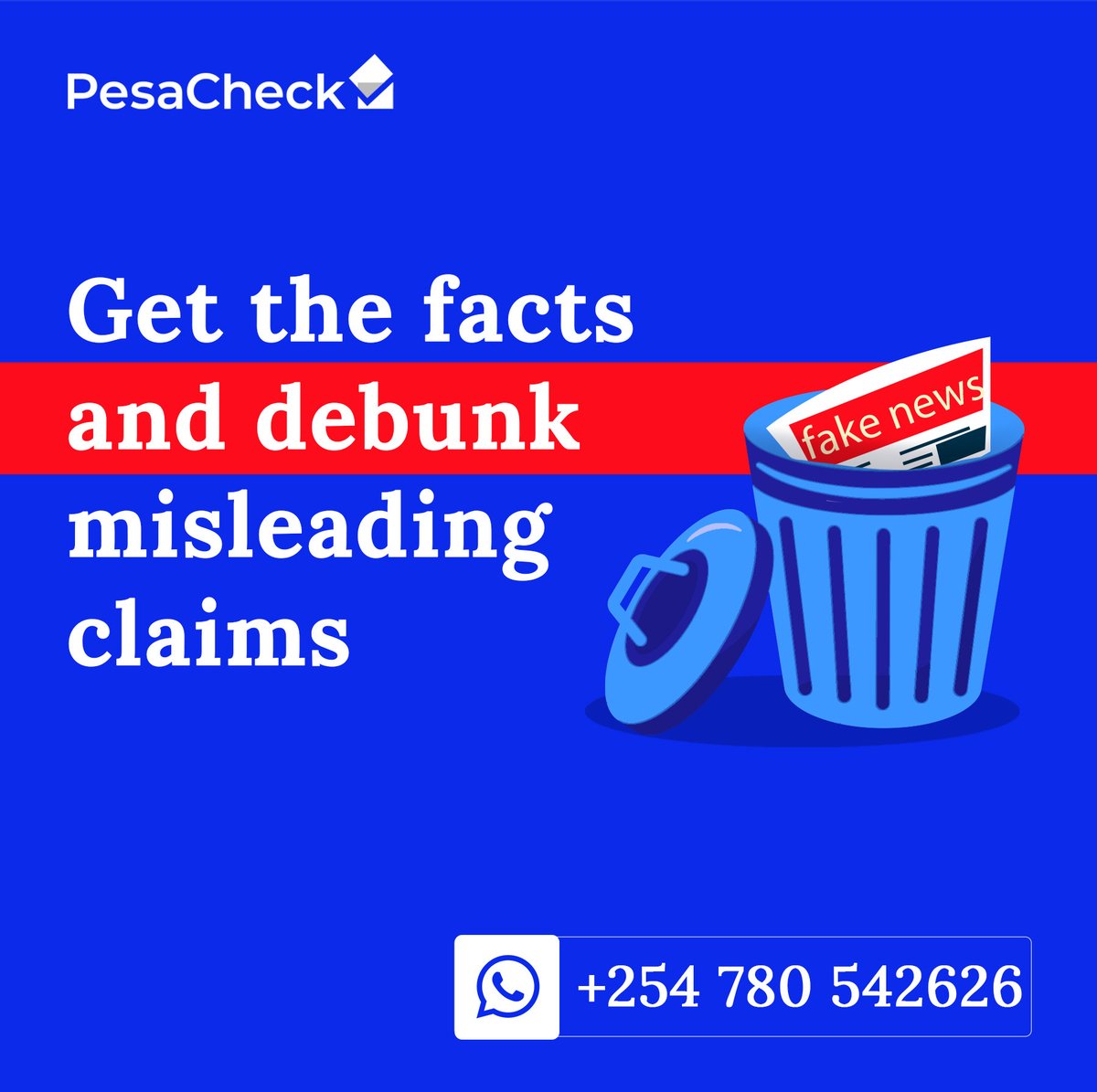 🤔 Not sure if something is true? Let our fact-checkers help you get your facts straight. 🤳 Send your query on WhatsApp here: bit.ly/FactCheckingTi… ✅ Follow the prompts to request a fact-check.