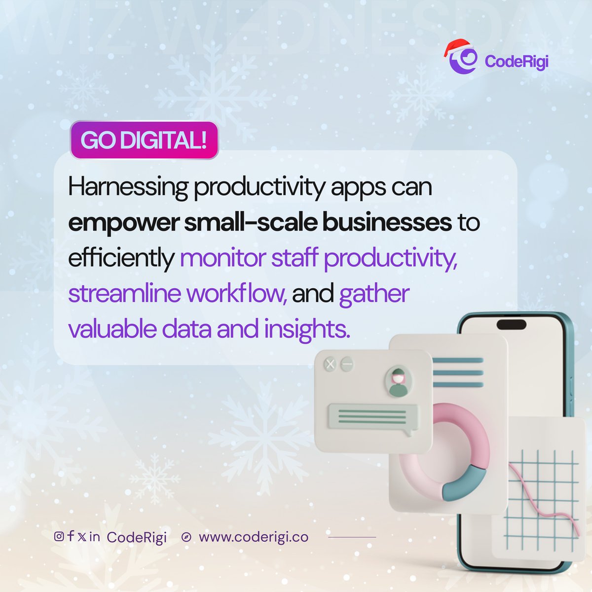 coderigi_'s tweet image. Productivity apps are game-changers for businesses! Track staff productivity, streamline workflows, and gather essential data effortlessly. Get ahead with efficiency!

#Business #ProductivityApps #CodeRigi