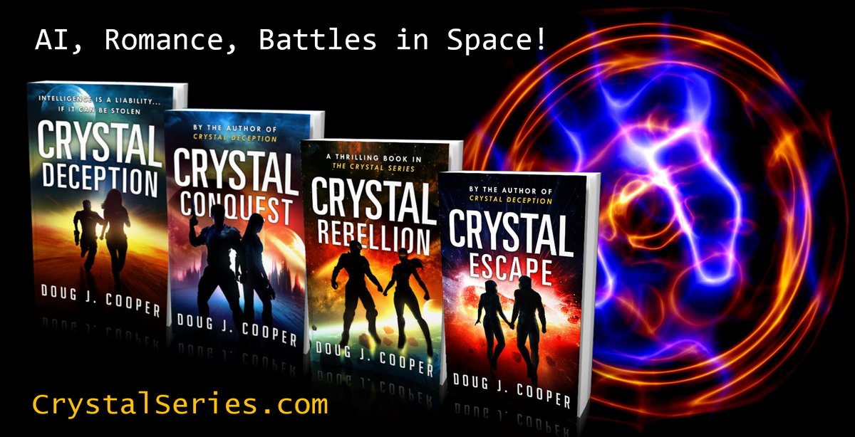 crystalseries's tweet image. “You’re the captain. I’m throwing this back on your shoulders.”
The Crystal Series – sci-fi thrill rides
Start with first book CRYSTAL DECEPTION
Series info: CrystalSeries.com
Buy link: amazon.com/default/e/B00F…
#asmsg #ian1