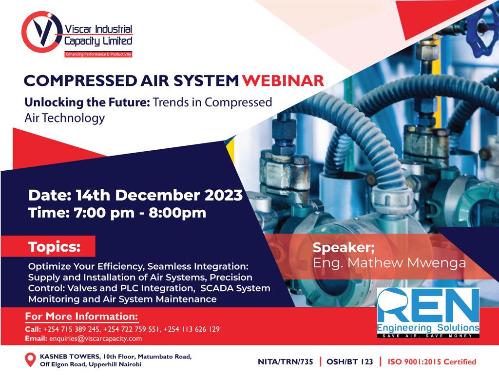 us02web.zoom.us/j/87180273474  Unleashing the Power of Air:Ride the Wave of Technological Triumph in Compressed Air Systems.Dont just witness the evolution, be part of it.
#CompressedAir
Check out on this @fatahabdi25 @akoth_ouda @EllyvineWanjala