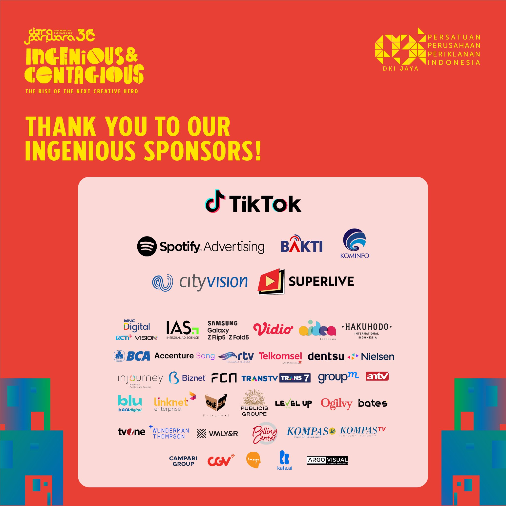 Citra Pariwara على X: &ldquo;Once again, thank you untuk semua sponsor 