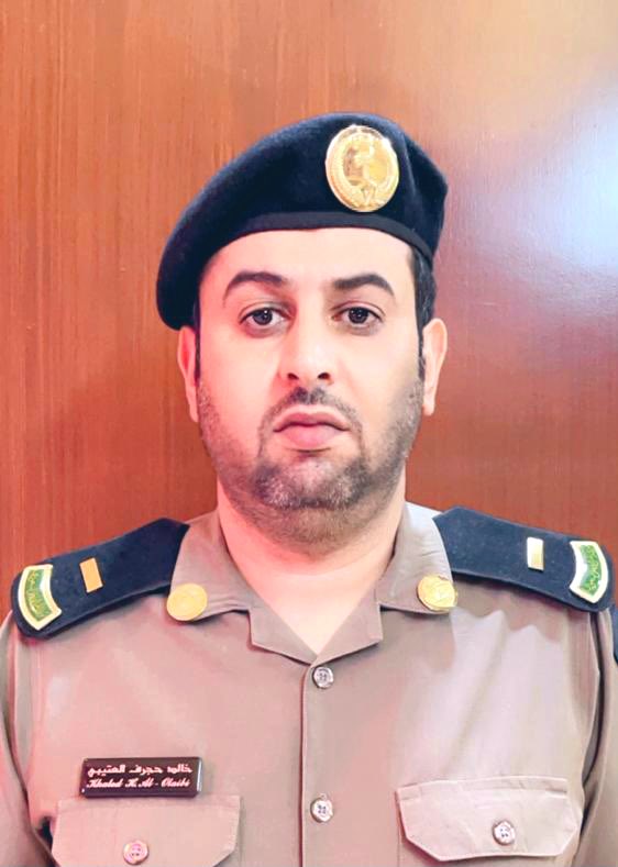 🔻صحيفة ساجر Live تهنئ
الرقيب أول /خالد بن حجرف بن هزاع المغيبيي بمناسبة بترقيته إلى رتبة رئيس رقباء في مركز شرطة #مرات 
📌الف مبرووووك يابو حجرف وتستاهل