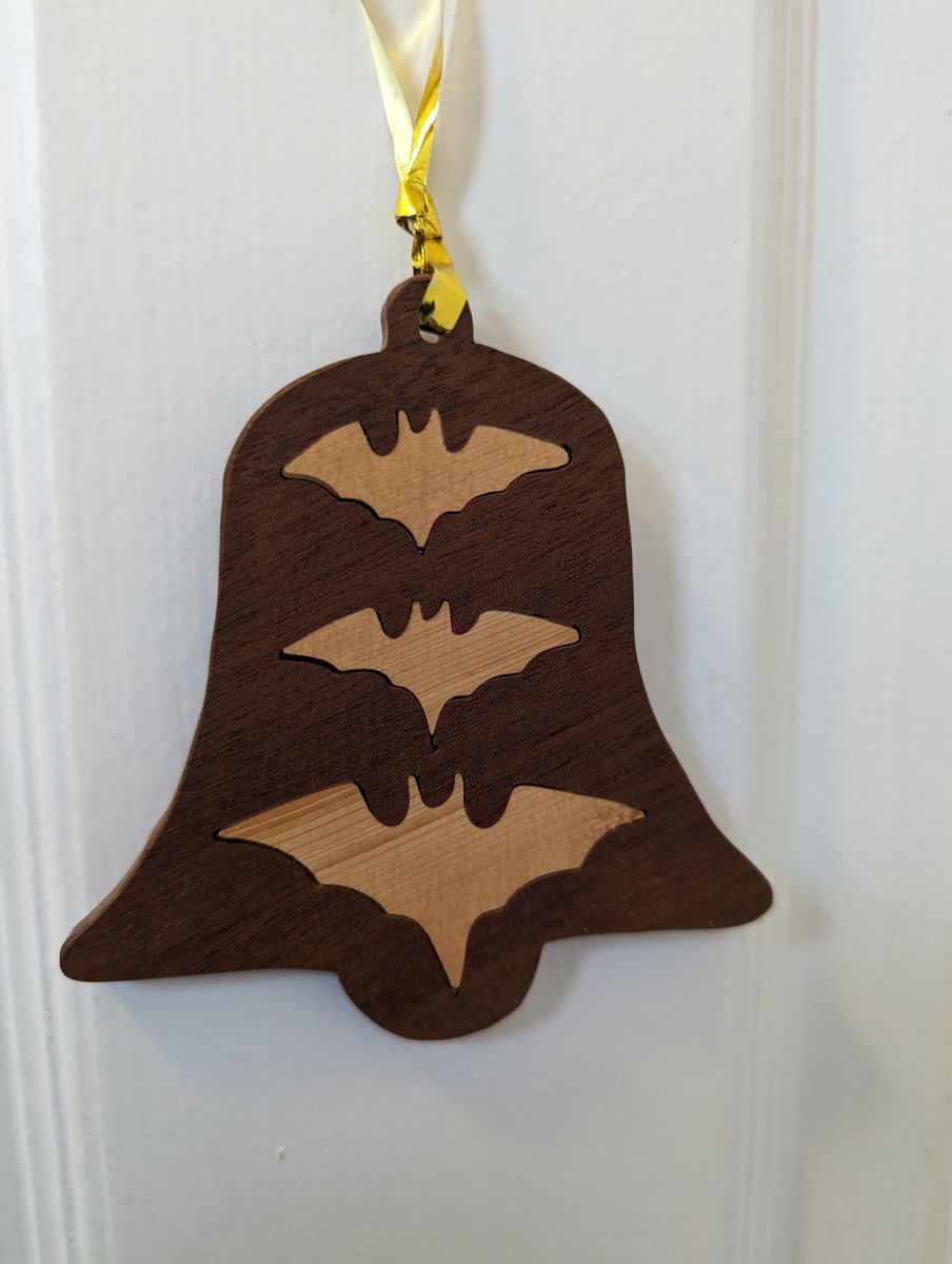 Anyone else have bat themed #Christmas decorations? Do please share photos of them with us. These are a small sample of the ones in our office