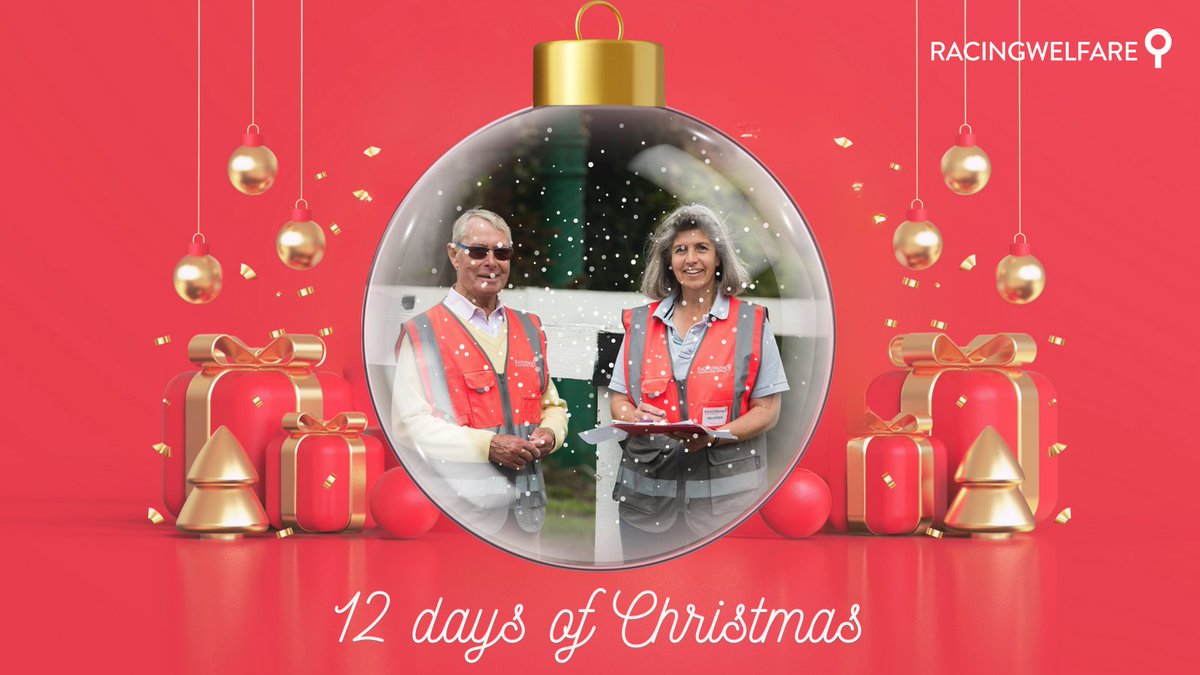 12 days of Christmas🎄 This year we had 170 volunteers help us deliver our events programme. These volunteers are vital to the work we do. Our Volunteers help us with everything from check-in and chat calls to coffee mornings to events! Find out more: racingwelfare.co.uk/volunteering/