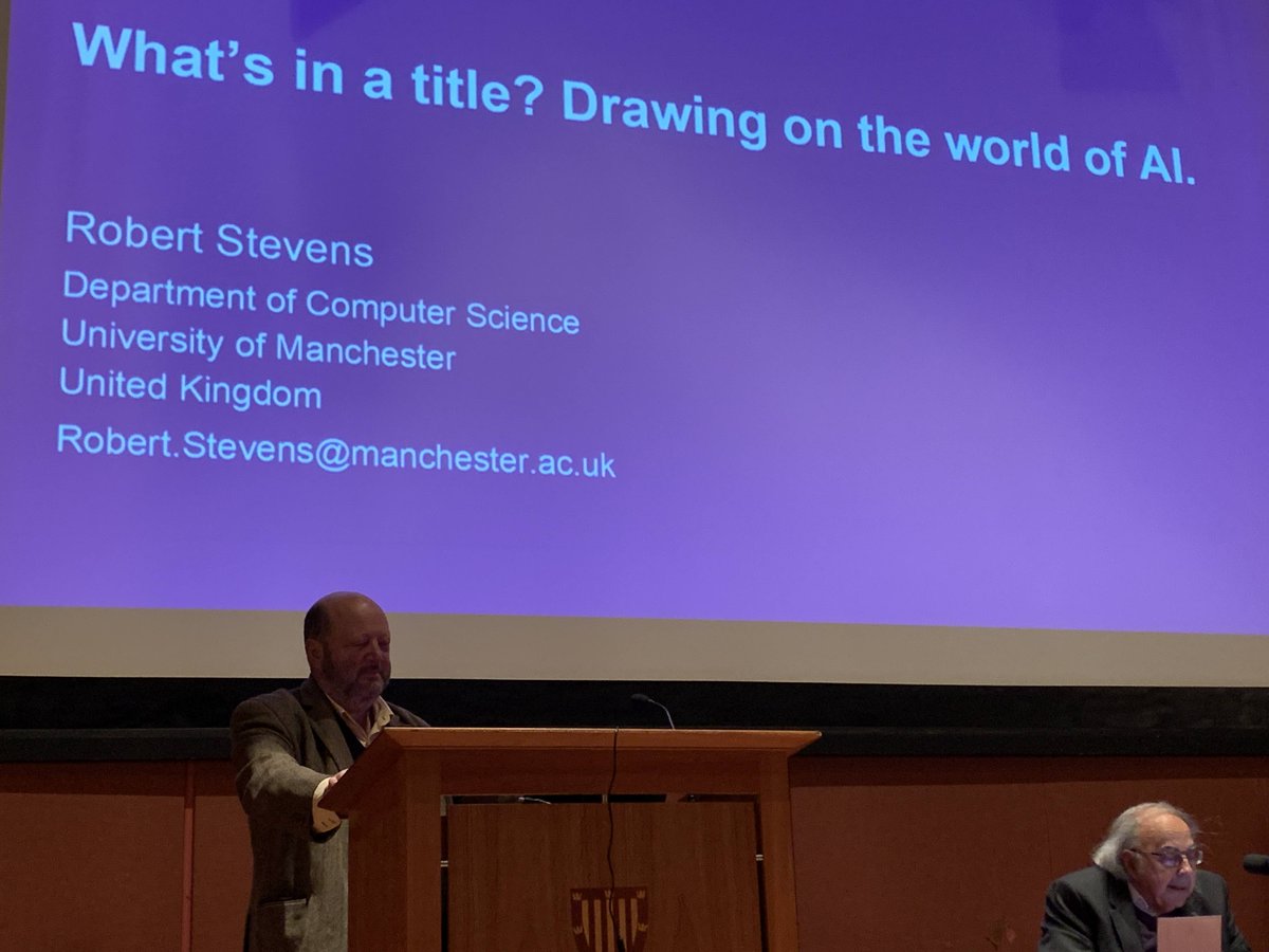 BCS SGAI (@bcs_sgai) on Twitter photo First keynote presentation at #AI2023. Prof. Robert Stevens from <a href="/OfficialUoM/">The University of Manchester</a> First keynote presentation at #AI2023. Prof. Robert Stevens from <a href="/OfficialUoM/">The University of Manchester</a>