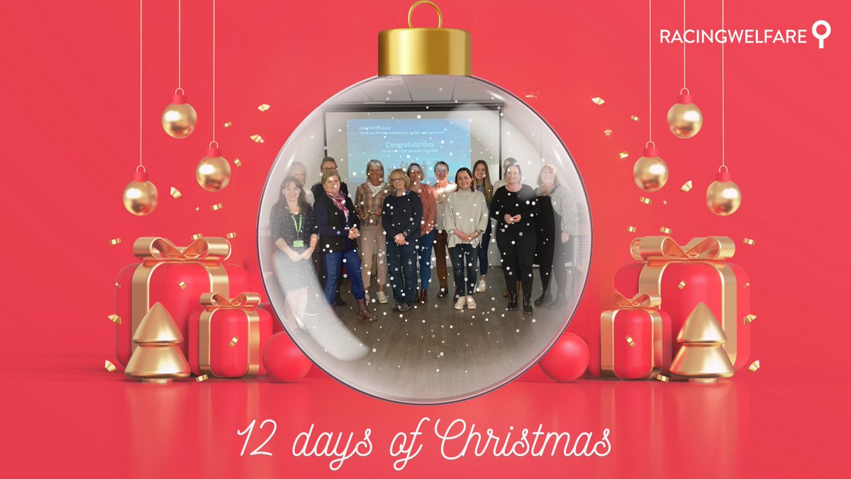 12 days of Christmas🎄 Racing Welfare's mission is to ensure that every workplace in the industry has a #MentalHealthFirstAider In 2023 we trained 65 people, bringing our total up to 314 since we started in 2019. We have also trained hundreds of people in #MentalHealthAwareness