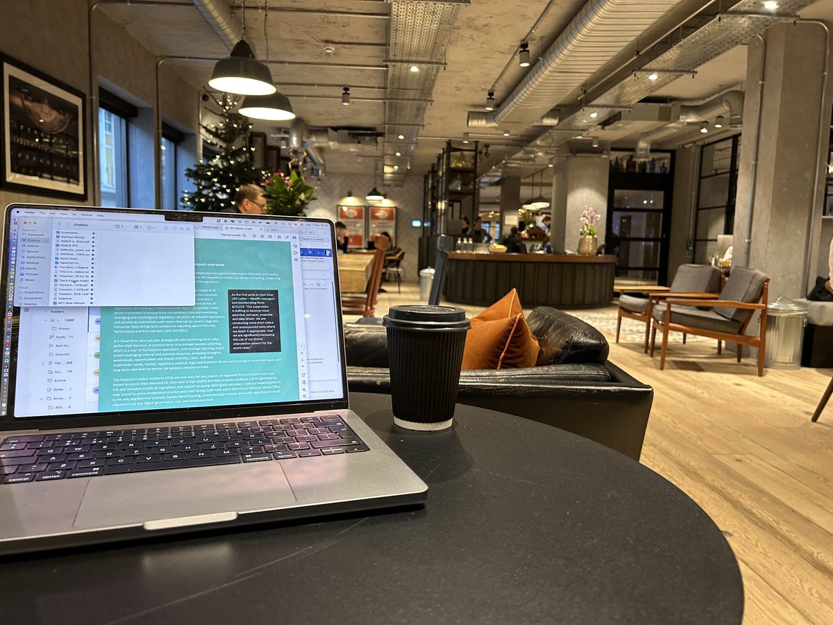 In London offices today working on ⁦<a href="/modelofficeuk/">Model Office-MO®️</a>⁩ new automated strategic audit and consumer duty annual report &amp; forget my glasses 🤷🏻‍♂️🤦🏻‍♂️
