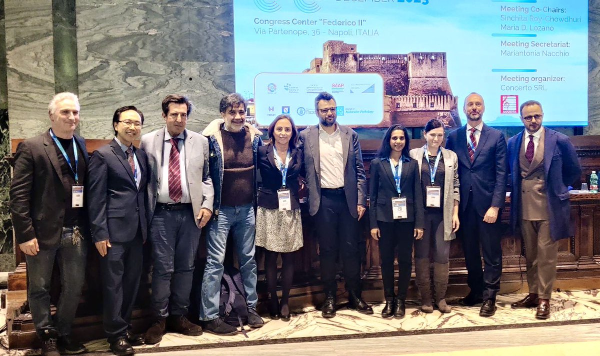 Thank you and congratulations to Prof Giancarlo Troncone and team Napoli for putting together a successful meeting. Excellent talks and amazing times with friends from all over the world. Leaving Napoli with my heart full ❤️#molcytopath2023