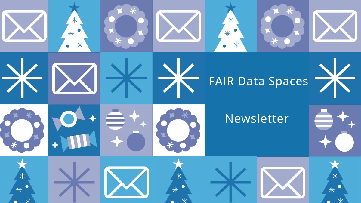 📨The last issue of the FAIR Data Spaces Newsletter for this year has just been published. Grab a hot drink, lean back and enjoy the read ☕️🎄✨👉nfdi.de/fair-data-spac…
Stay tuned and don't miss next year's newsletter issues! Sign up here 👉bit.ly/FAIRDSNewslett…