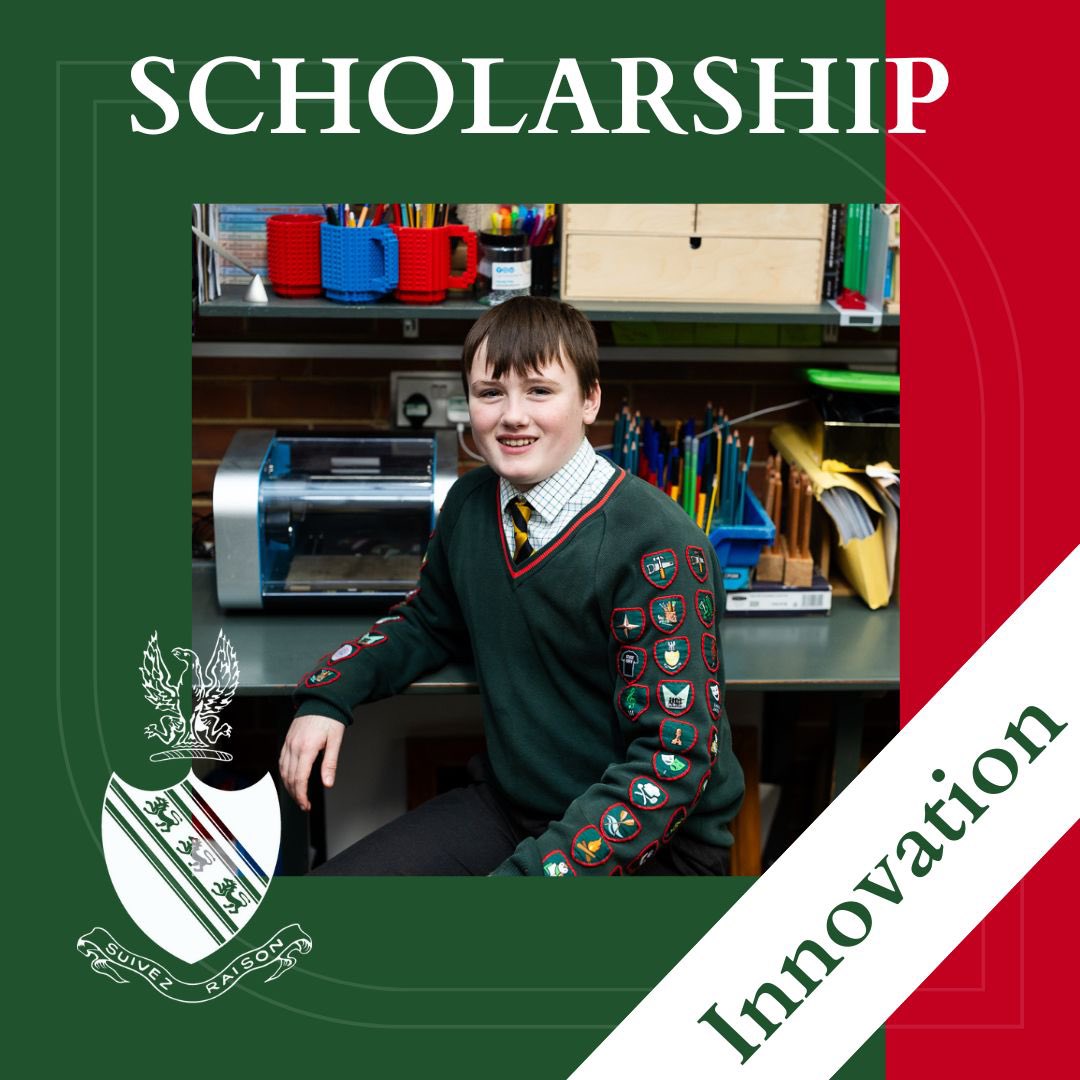 We are delighted to announce that James has been awarded an Innovation Exhibition  to Radley. The launch of this new award is intended to celebrate pupils with big ideas and a determination to realise them. Congratulations James!

#dt #ict #aldro #scholar @radleycollegeoxon