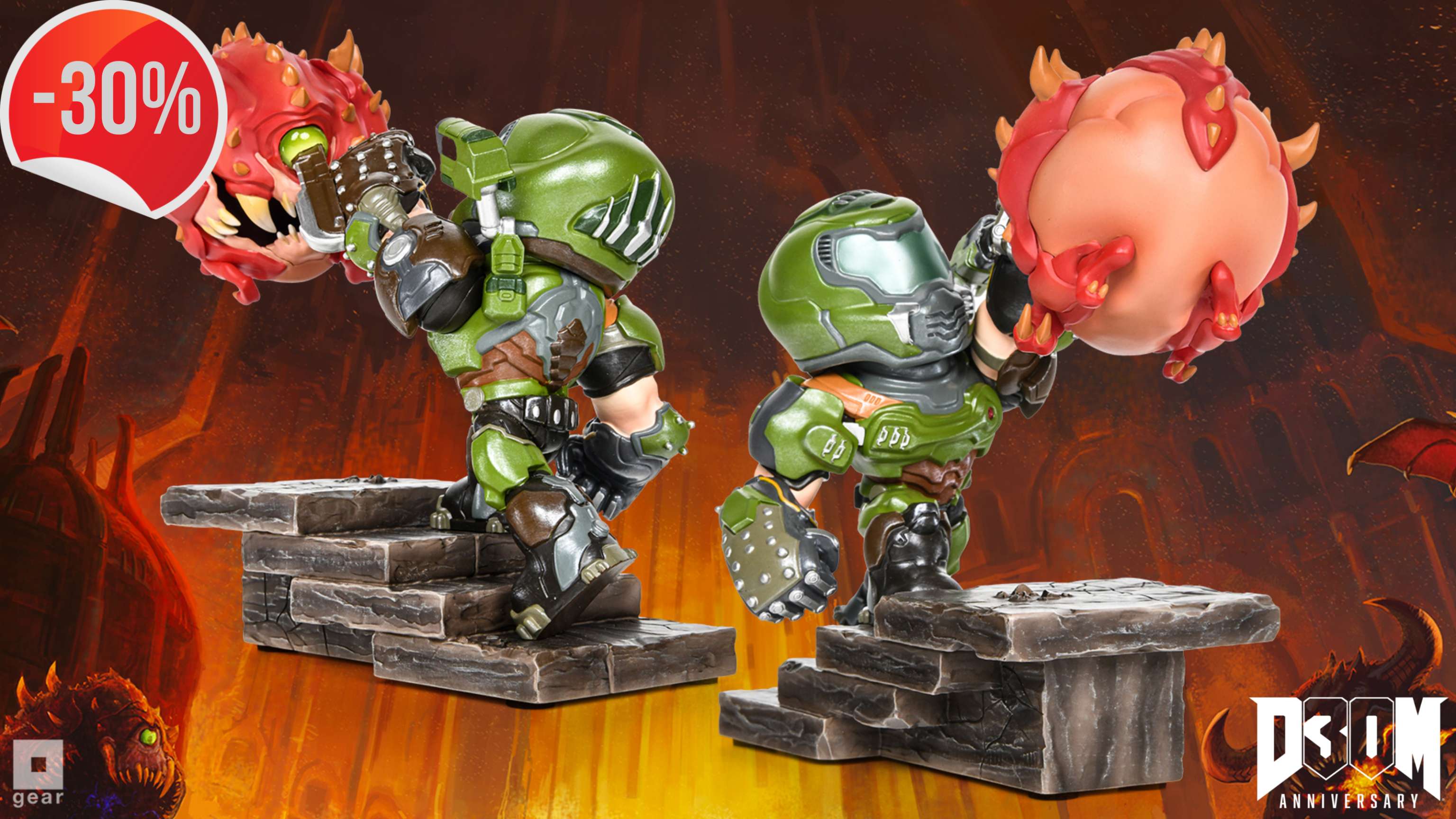 DOOM Eternal Doom Slayer Figure – Official Bethesda Gear Store