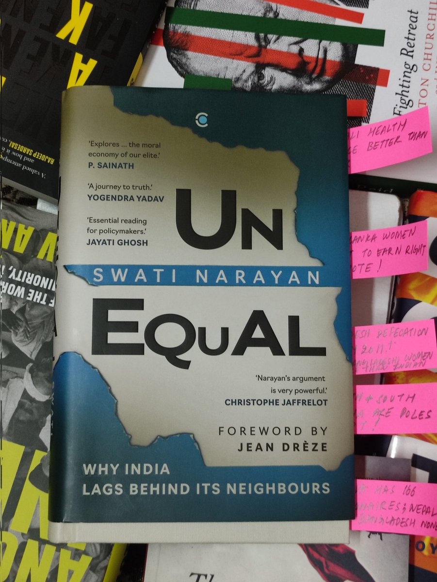 This eye-opener by @SNavatar is a must must read. It debunks many myths of growing India which the media has woven since last many years now. Unqual is published by @WestlandBooks / @ContextIndia