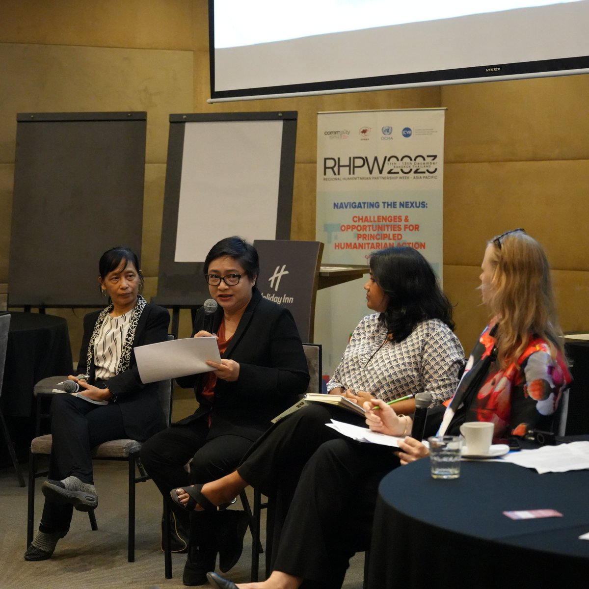 Morning session of #RHPW2023 on 'Catalyzing Climate Resilience and Humanitarian Action through Women Local Leaders'. Delighted to have inspiring women in the region who shared about the invaluable contributions of local women leaders in shaping climate action and resilience.