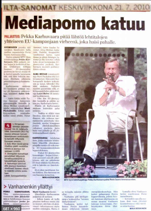 Pohjanakka1's tweet photo. @rubenstiller Laatulehti, joka voimalla lobbasi EUiin liittymisen puolesta!?
Lapsuudenkotiini ko. aviisi tuli aina ja tuli itsellenikin, kunnes kyllästyin tolkuttomaan maahanmuuton ihanuuden tuputtamiseen 1990-luvulta alkaen. Vauhti kiihtyi EUiin liittymisen jälkeen.
#propagandaa https://t.co/m0RbEUXVH3
